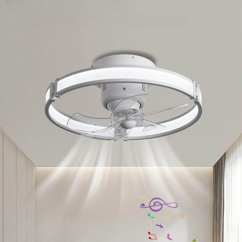 Smart Ceiling Fan Alexa Wifi - 스마트 그래피티 WiFi 침실 천장 선풍기