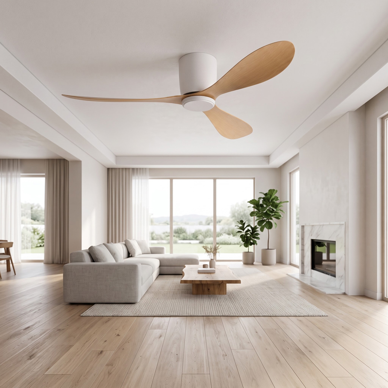 Ceiling Fan Dc Motor 52 Inch - 42/52인치 낮은 높이형 천장 선풍기, 6단계
