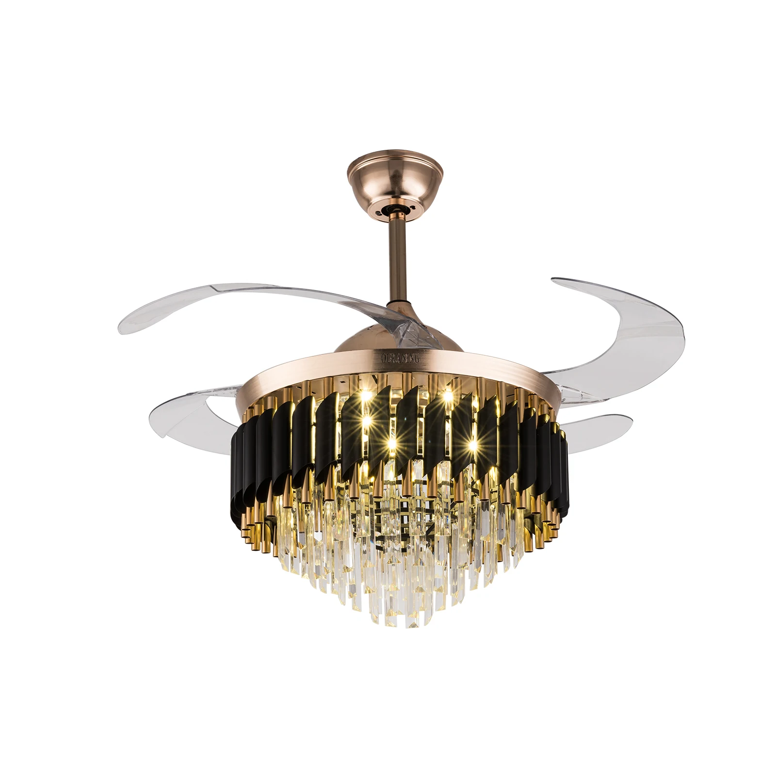 Ceiling Fan Led 3 Blade Modern - LED 조명이 있는 접이식 천장 선풍기,