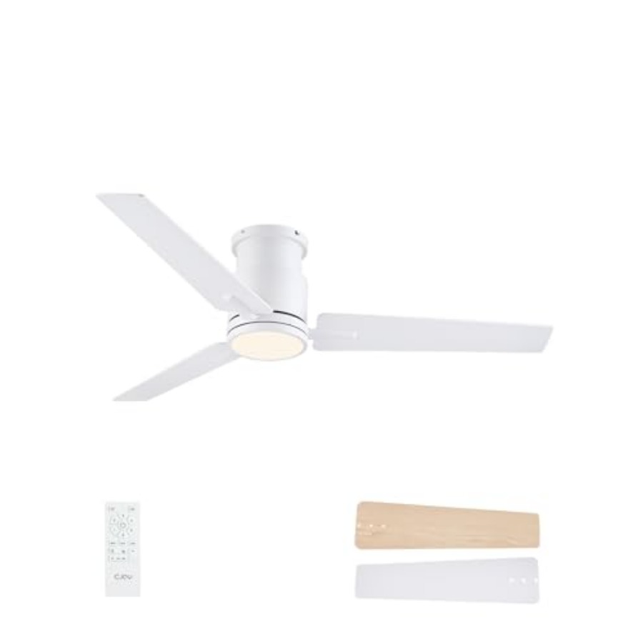 조명이 있는 천장 선풍기, 낮은 높이의 조명 및 리모컨 - Ceiling Fan Low Profile Flush Mount 리뷰 및 가격