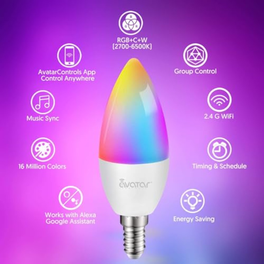 스마트 전구, Alexa WiFi 캔들라브라 스마트 전 - Smart Ceiling Fan Alexa Wifi 리뷰 및 가격