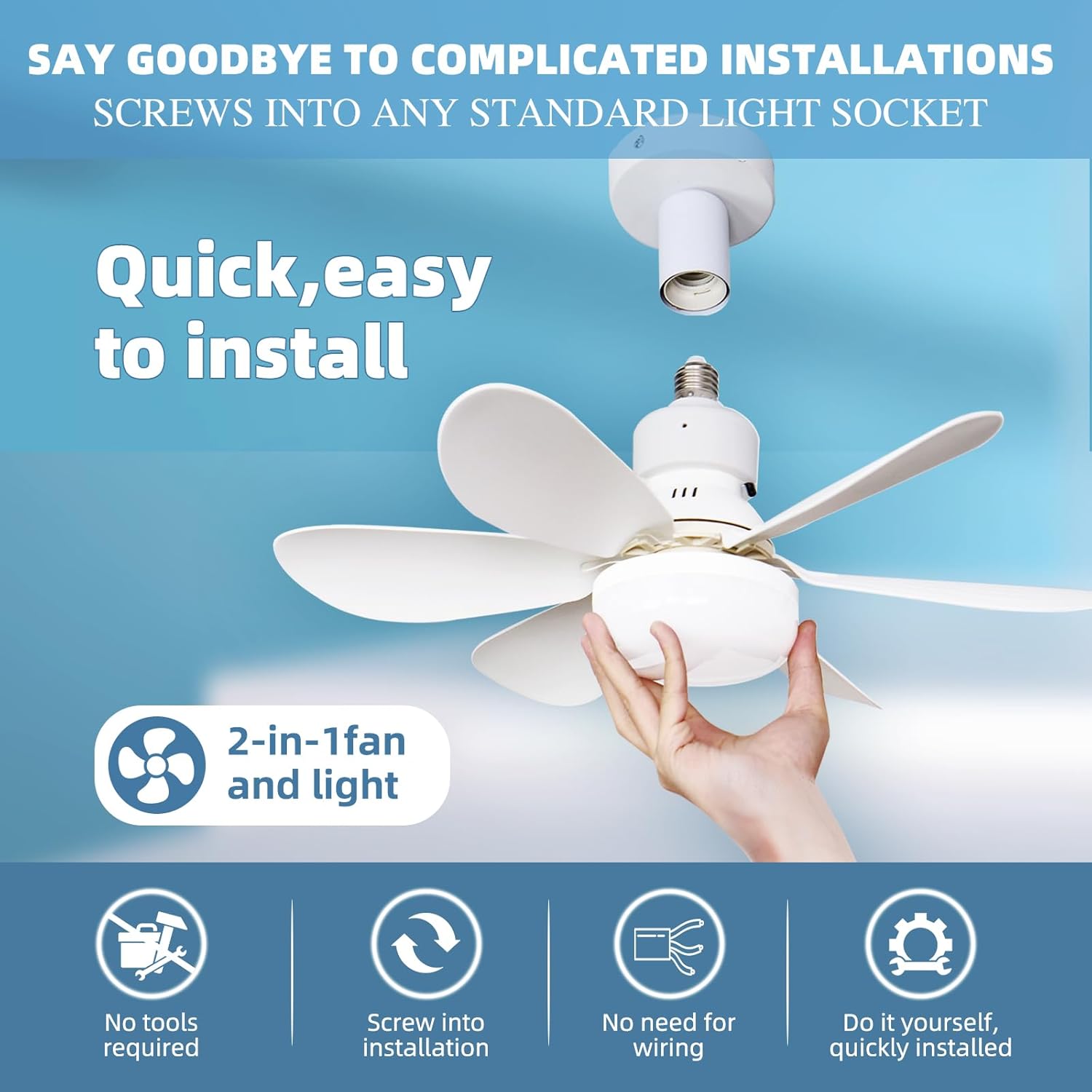 조명이 있는 소형 천장 선풍기: 속도와 밝기를 조절할  - Smart Ceiling Fan With Light Remote 리뷰 및 가격