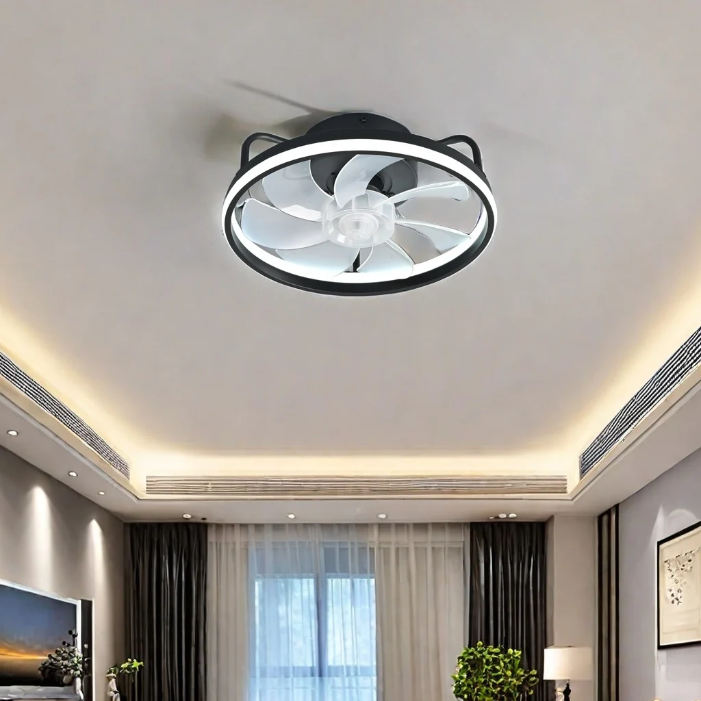 2 in 1 현대 스마트 천장 팬 침실 천장 팬 조명  - Smart Ceiling Fan With Light Remote 리뷰 및 가격