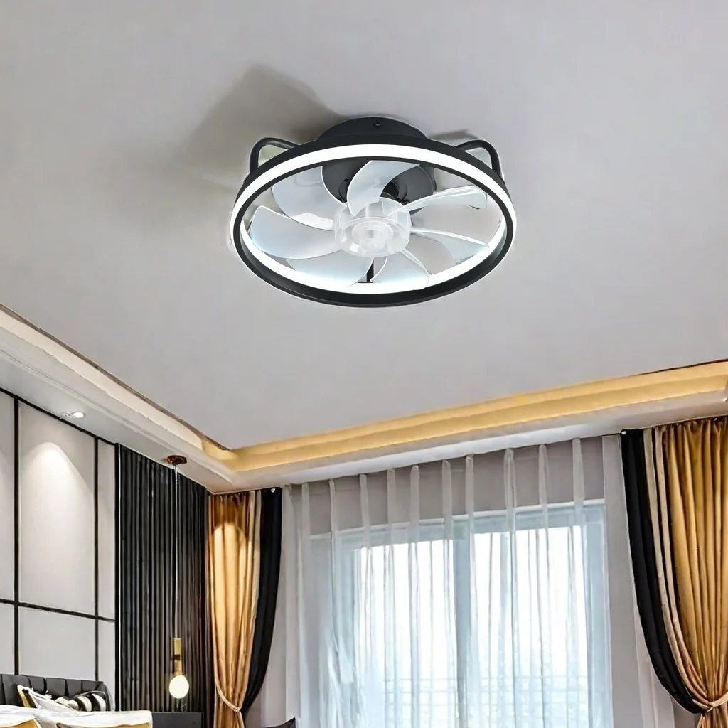 2 in 1 현대 스마트 천장 팬 침실 천장 팬 조명  - Smart Ceiling Fan With Light Remote 리뷰 및 가격