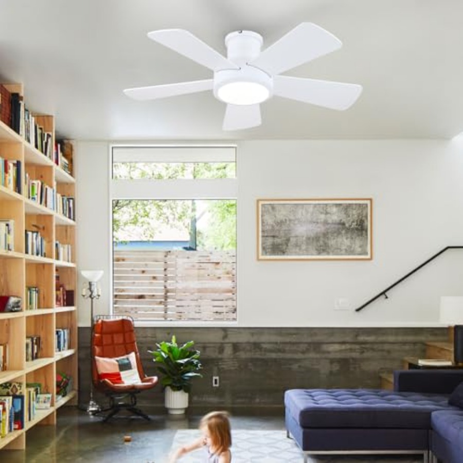플러시 마운트 천장 선풍기(조명 및 리모컨 포함), 저 - Ceiling Fan Low Profile Flush Mount 리뷰 및 가격