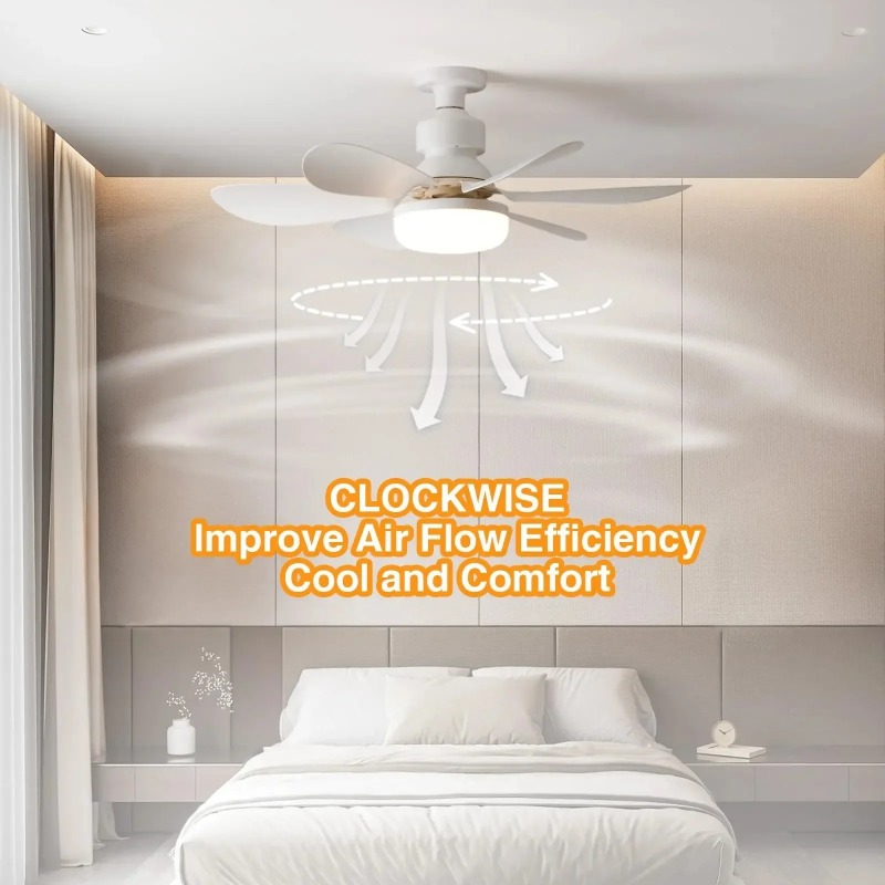 30W 천장 선풍기 조명 E27(리모컨 LED 조광 기 - Smart Ceiling Fan With Light Remote 리뷰 및 가격