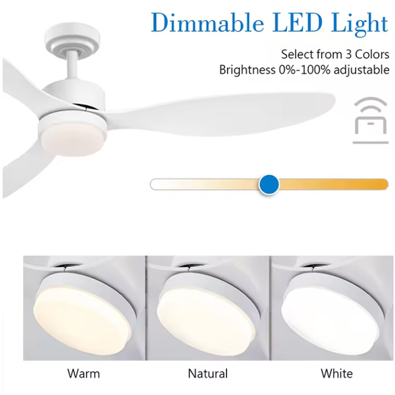 현대식 LED 천장 선풍기 램프 DC 모터 6단 속도  - Ceiling Fan Led 3 Blade Modern 리뷰 및 가격