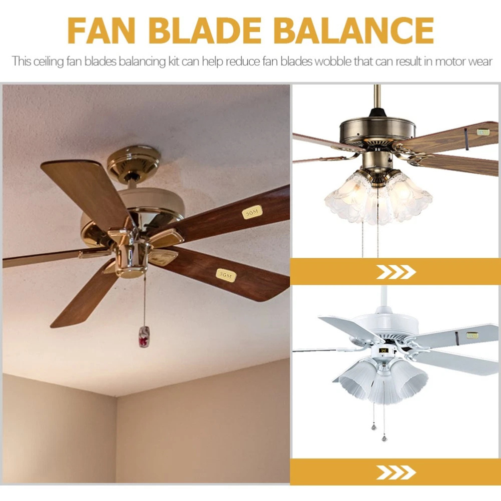 21개로 구성된 금속 천장 선풍기 날개 균형 조절 키트 - Ceiling Fan Blade Balancing Kit 리뷰 및 가격