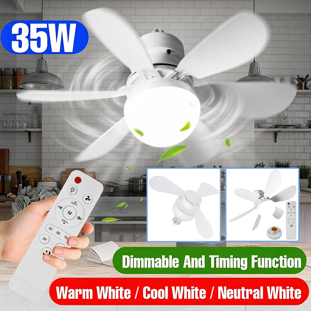 LED 팬 램프, E27/E26 소켓, 천장 팬 조명, - Ceiling Fan Led 3 Blade Modern 리뷰 및 가격