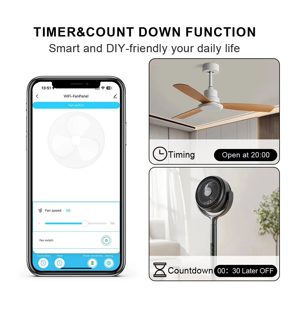 EU 스마트 팬 속도 조절 스위치 WiFi 블루투스 앱 - Smart Ceiling Fan Alexa Wifi 리뷰 및 가격