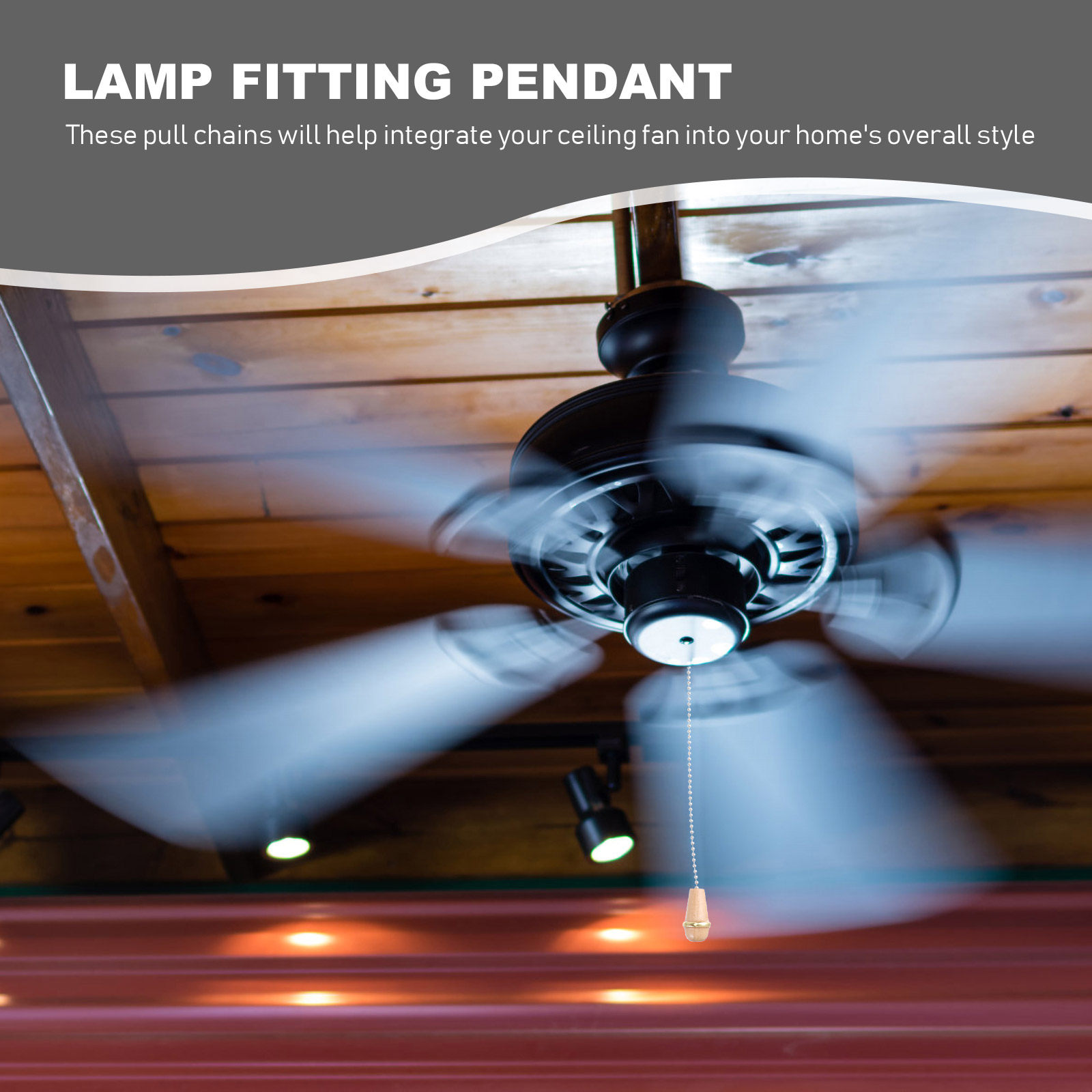친환경 재사용 가능한 천장 선풍기용 체인 2개 세트,  - Ceiling Fan Pull Chain Switch 리뷰 및 가격