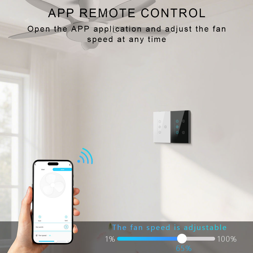 미국 표준 Wi-Fi 스마트 팬 겸 조명, 터치 스위치 - Smart Ceiling Fan Alexa Wifi 리뷰 및 가격