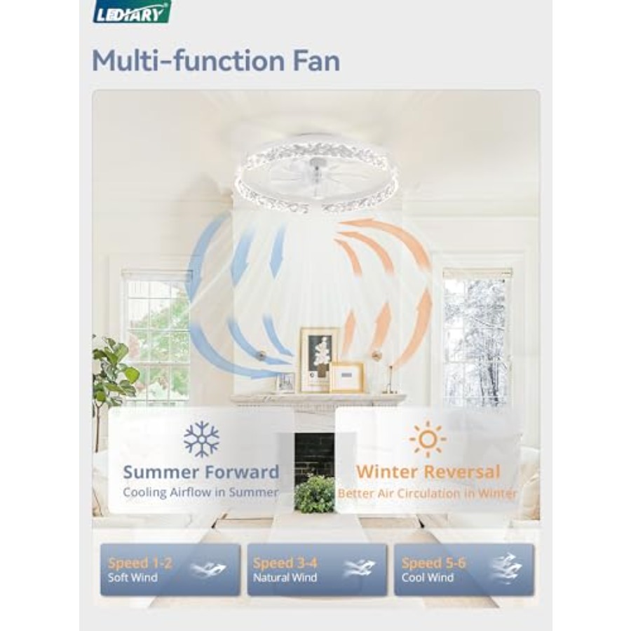 조명과 리모컨이 포함된 로우 프로파일 천장 선풍기, 팬 - Ceiling Fan Low Profile Flush Mount 리뷰 및 가격