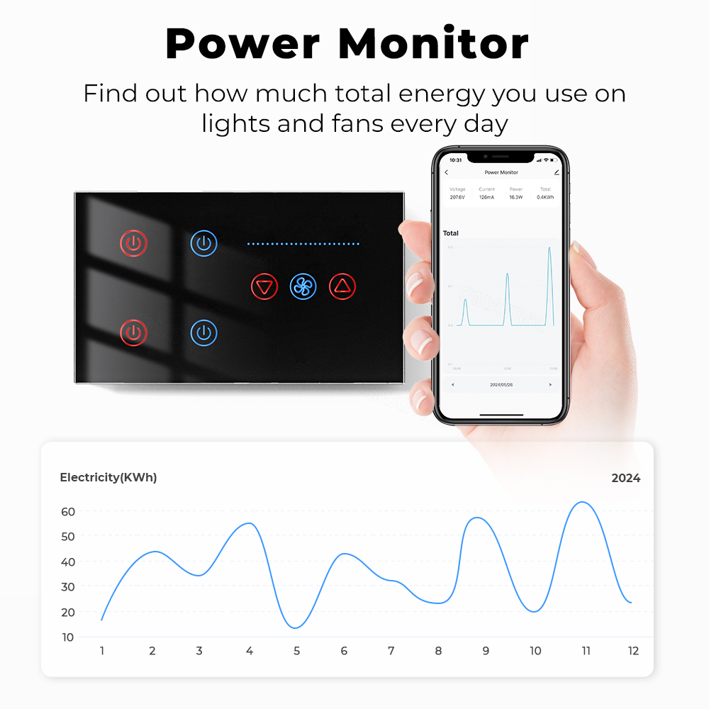 Zigbee WIFI 스마트 벽 스위치 천장 팬 속도  - Smart Ceiling Fan Alexa Wifi 리뷰 및 가격