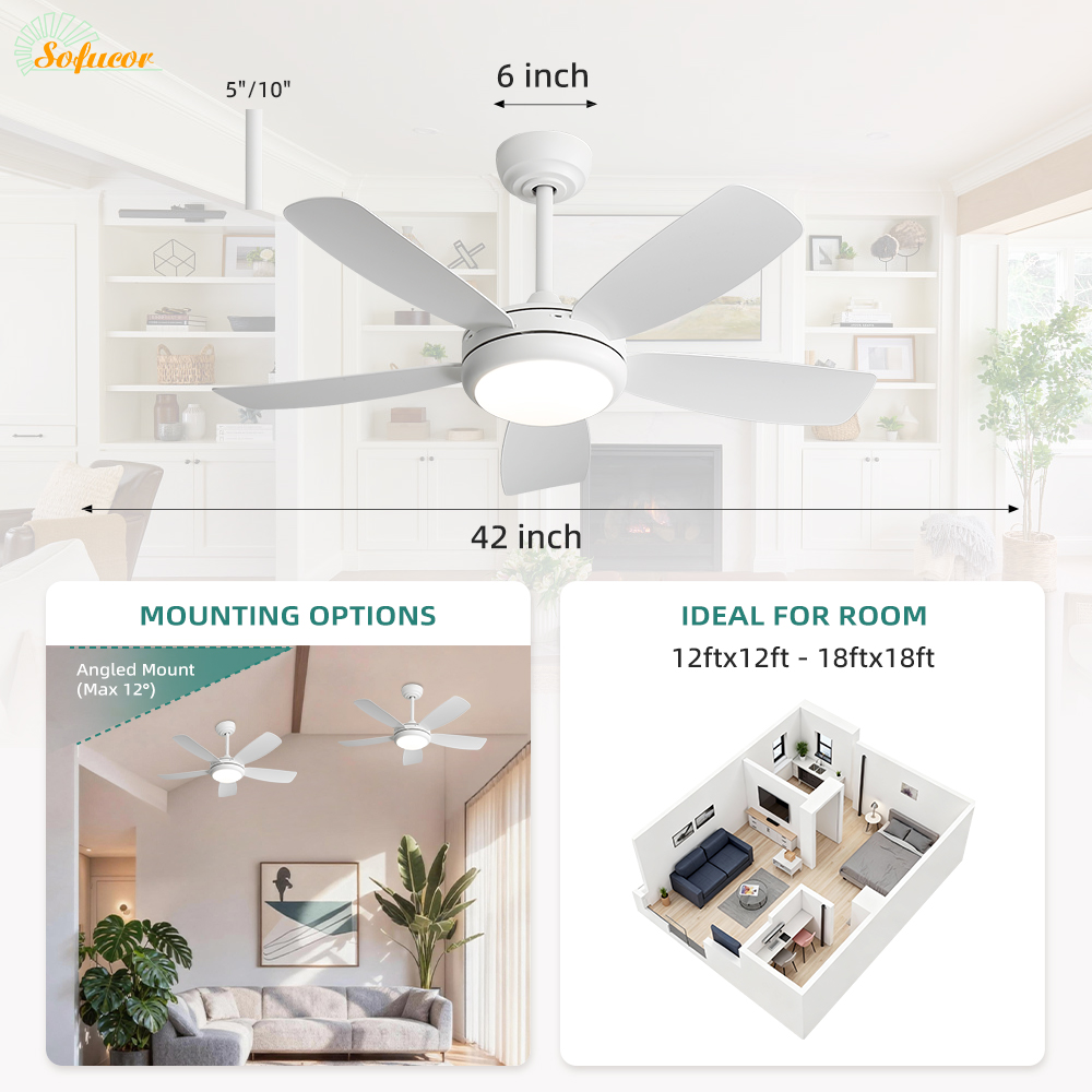 소퓨코르 42인치 천장 선풍기(조명 포함) 조용한 양방 - Ceiling Fan Dc Motor 52 Inch 리뷰 및 가격