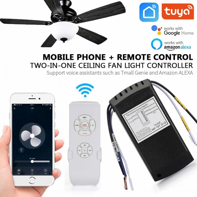 투야 와이파이 스마트 라이프 천장 선풍기 조명 리모컨  - Smart Ceiling Fan Alexa Wifi 리뷰 및 가격