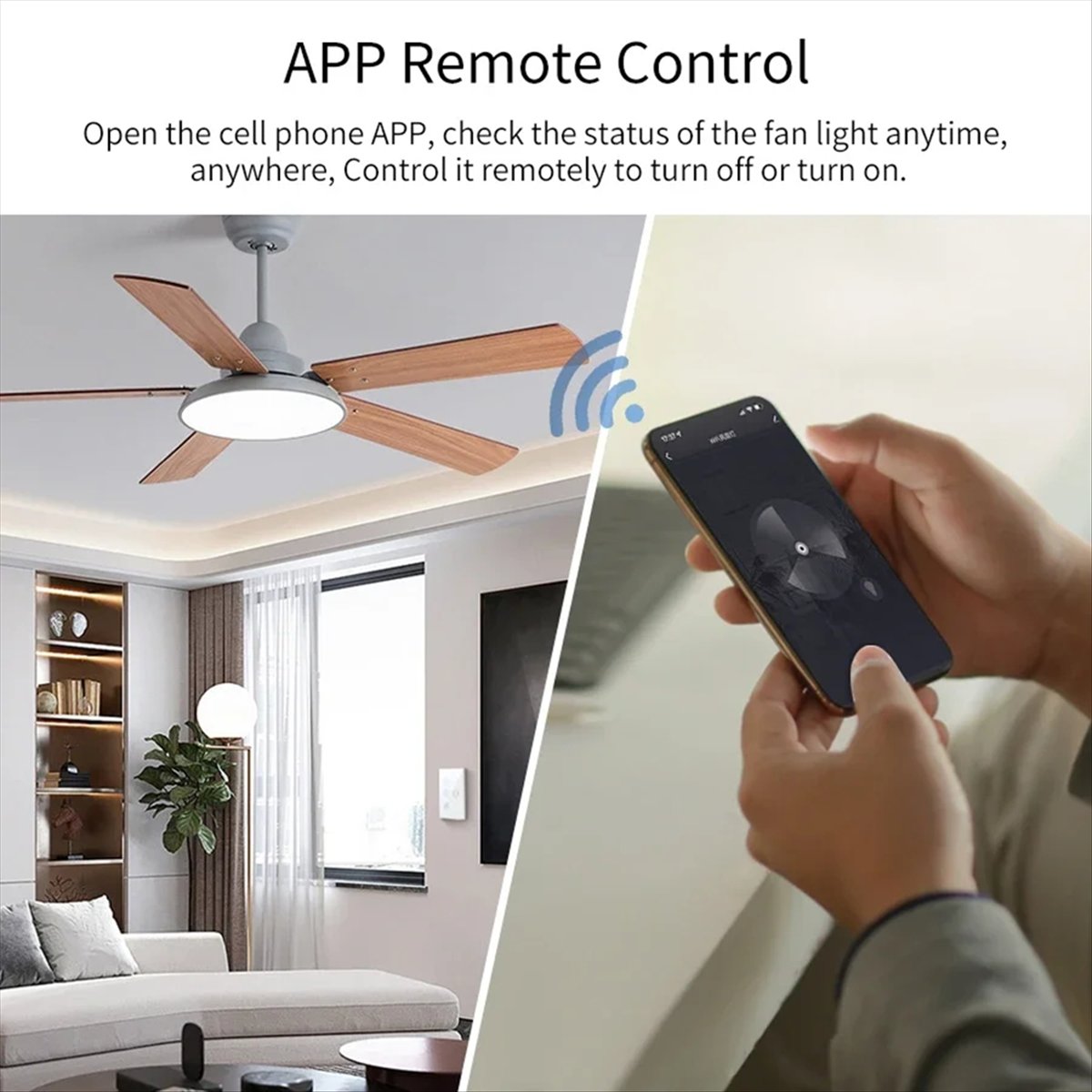 【신제품!】 Tuya Wifi 스마트 스위치 팬 라이트 - Smart Ceiling Fan Alexa Wifi 리뷰 및 가격