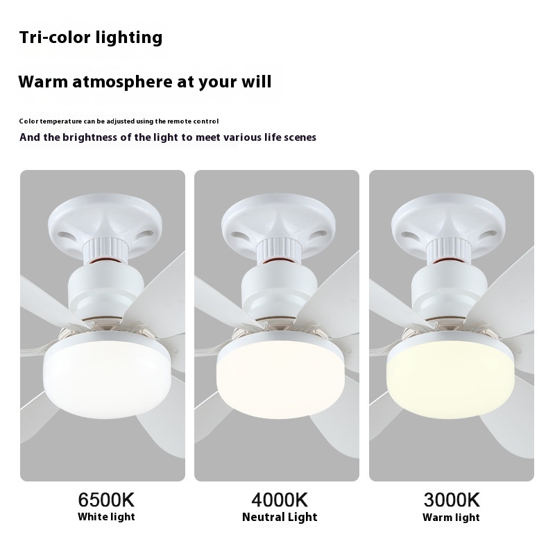 E27 소켓 천장 선풍기 조명(리모컨 포함) - 거실  - Ceiling Fan Led 3 Blade Modern 리뷰 및 가격