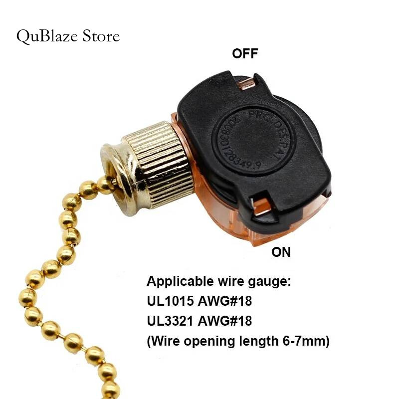 E87438 303 ON OFF 2 위치 3A 250V - Ceiling Fan Pull Chain Switch 리뷰 및 가격