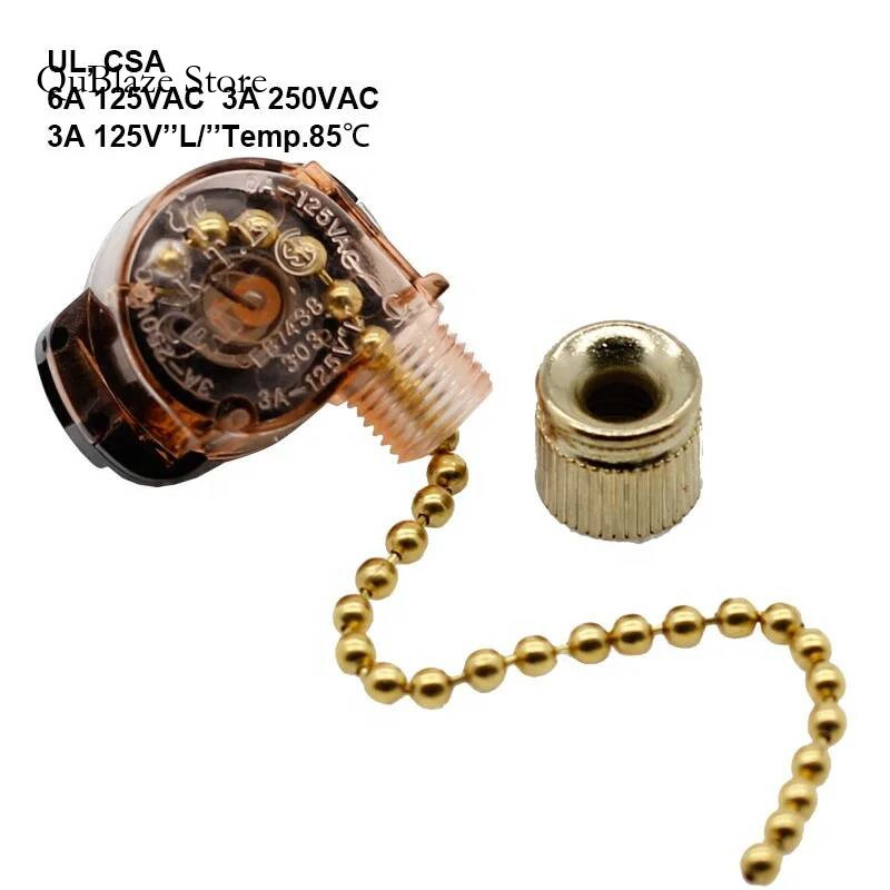 E87438 303 ON OFF 2 위치 3A 250V - Ceiling Fan Pull Chain Switch 리뷰 및 가격