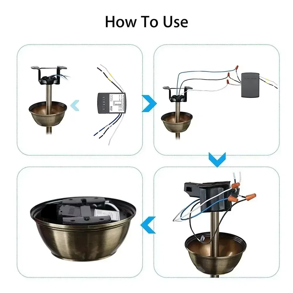 EWelink WiFi 천장 팬 램프 원격 제어 AC1 - Ceiling Fan With Remote Control Reversible 리뷰 및 가격