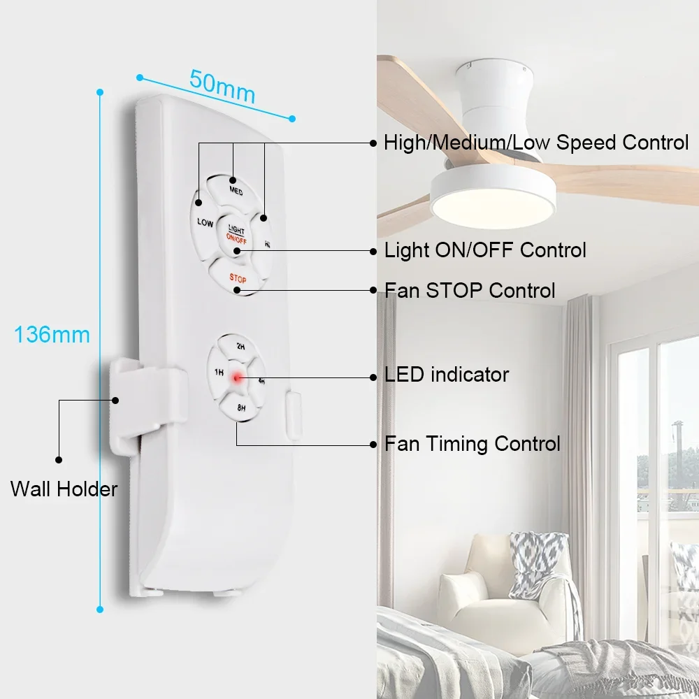 EWelink WiFi 천장 팬 램프 원격 제어 AC1 - Ceiling Fan With Remote Control Reversible 리뷰 및 가격