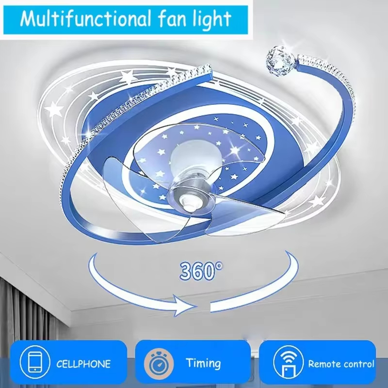 현대식 LED 천장 선풍기 조명, 리모컨으로 무단계 조 - Smart Ceiling Fan With Light Remote 리뷰 및 가격
