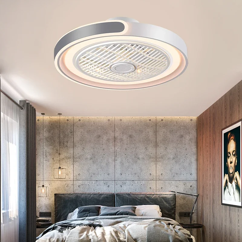 현대 새로운 스마트 팬 라이트 거실 침실 조용한 연구  - Smart Ceiling Fan With Light Remote 리뷰 및 가격