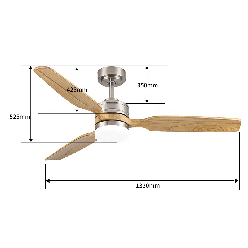 현대식 원목 3날개 6단 속도 DC 모터 LED 천장  - Ceiling Fan Led 3 Blade Modern 리뷰 및 가격