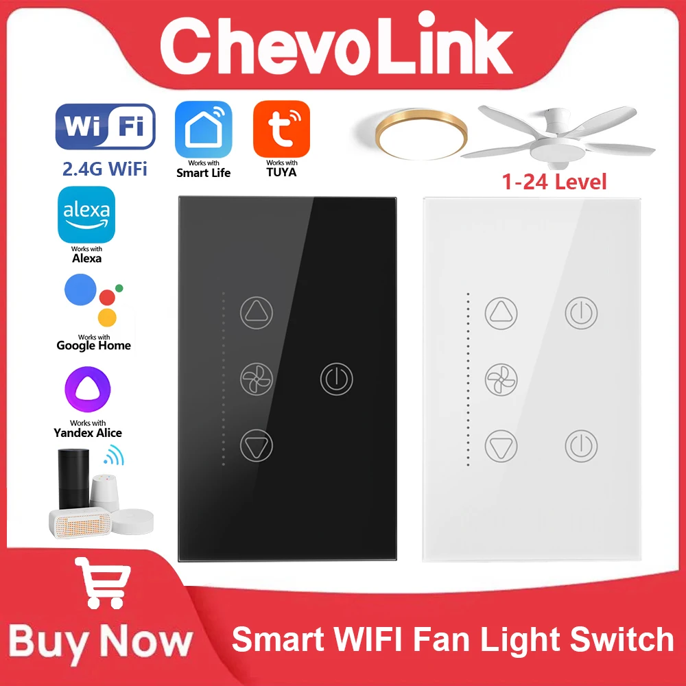 투야 와이파이 블루투스 스마트 팬 라이트 스위치 미국  - Smart Ceiling Fan Alexa Wifi 리뷰 및 가격