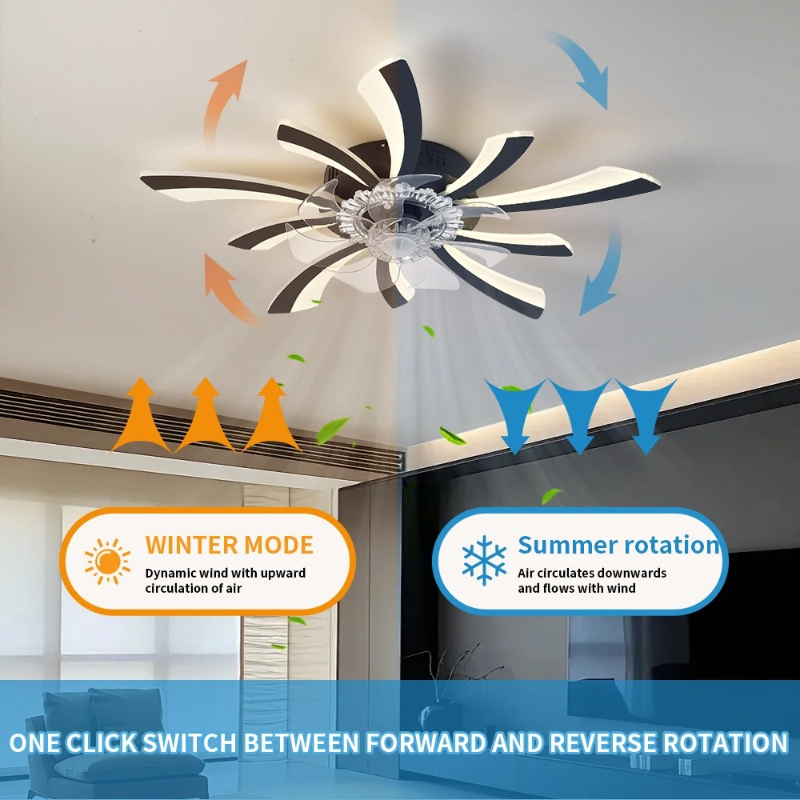 거실 천장 선풍기 조명 침실 식당 어린이 실내 조명 리 - Smart Ceiling Fan With Light Remote 리뷰 및 가격