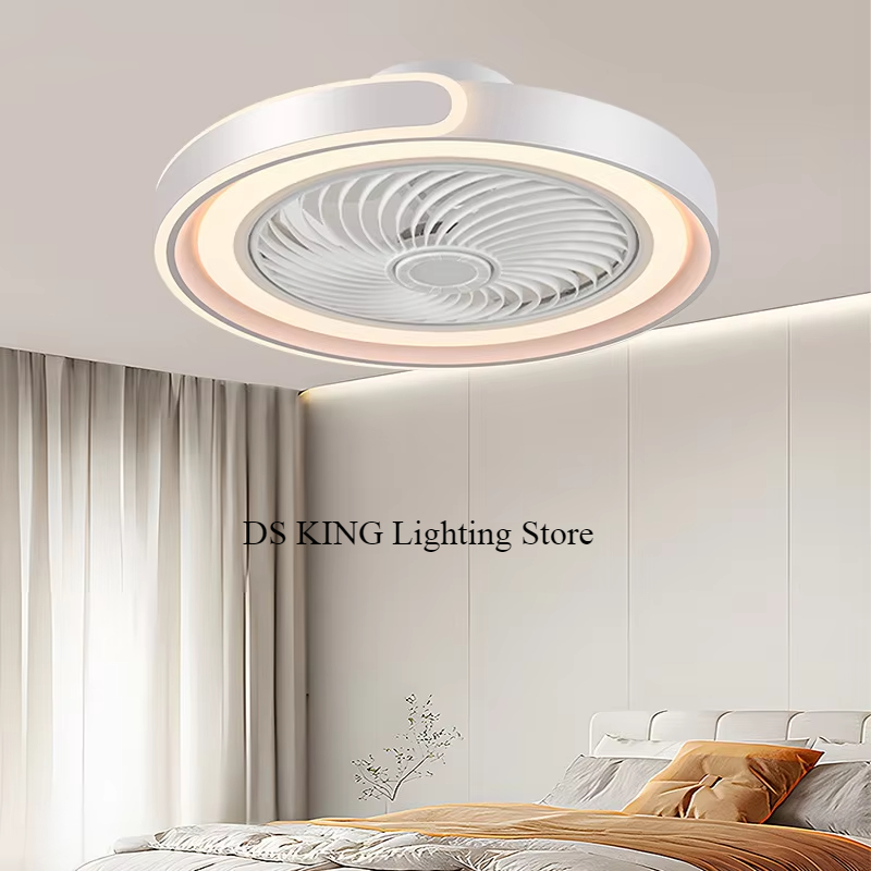 새로운 스마트 팬 조명 거실 침실 식당 조용한 서재 눈 - Ceiling Fan Led 3 Blade Modern 리뷰 및 가격